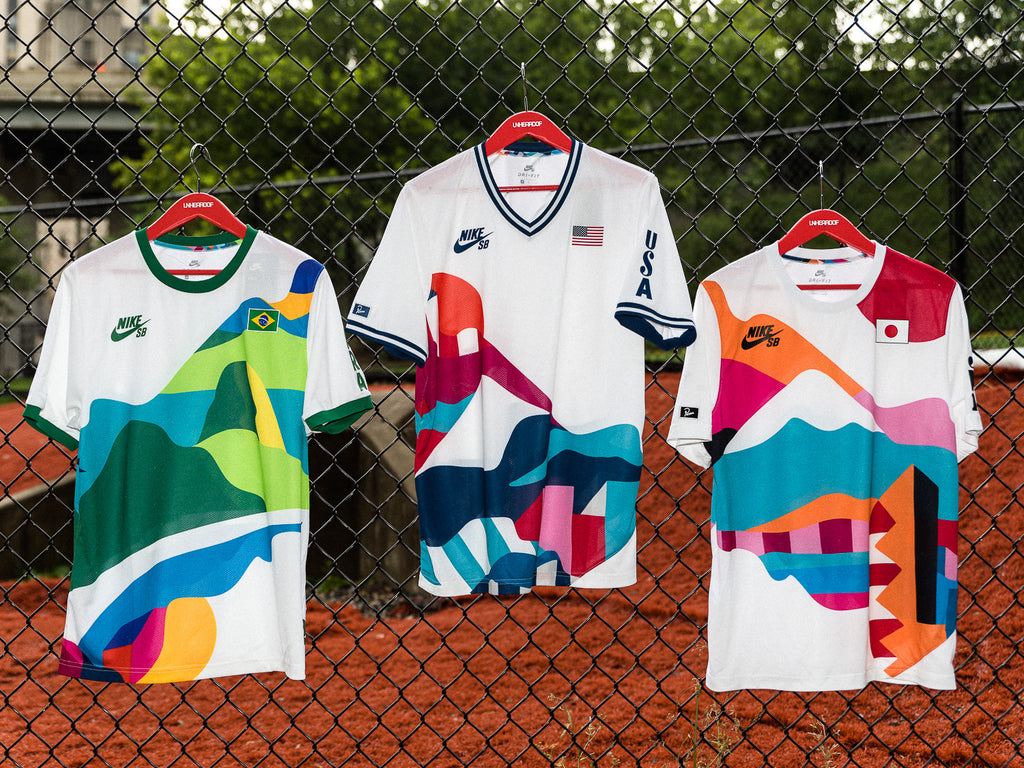 【本物保証 /関税・送料無料】Nike SB Parra Brazil Kit Uniform Nike SB x Parra 'Brazil Federation Kit' Jersey White/Clover