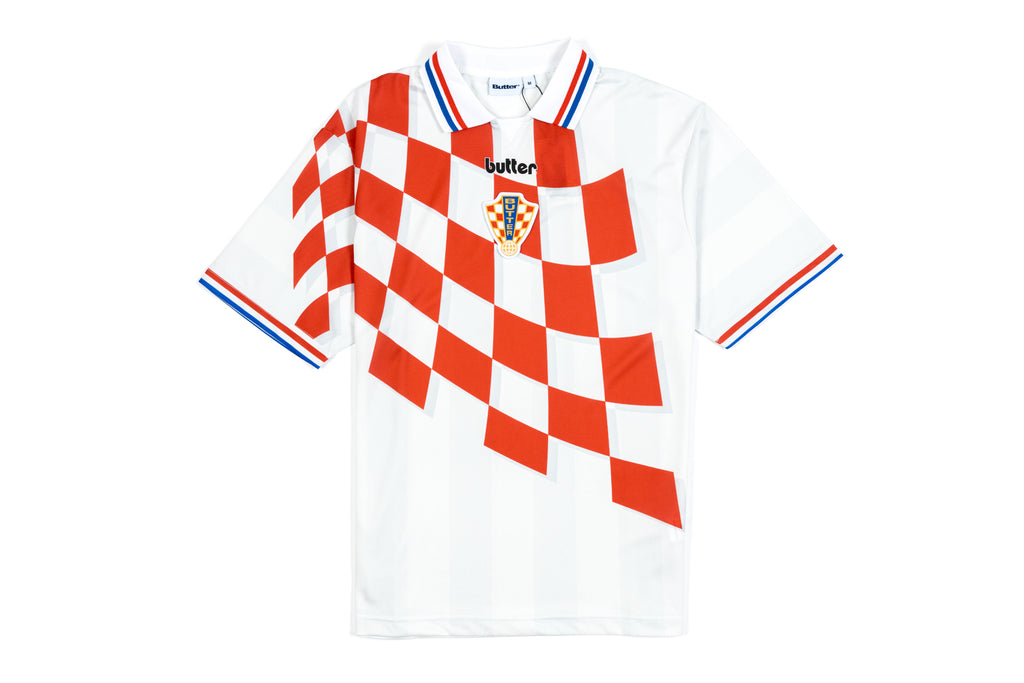 Butter International サッカーシャツ Mサイズ Butter Goods Flag Jersey 'White' -Originally $90.00 – Unheardof Brand