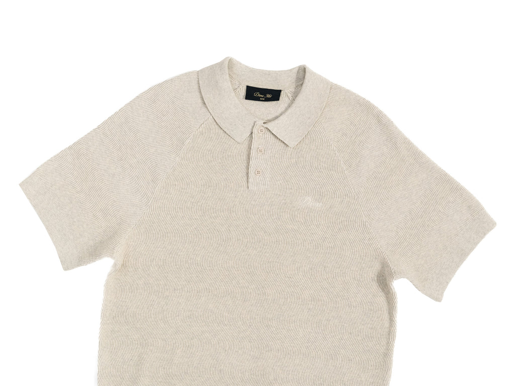 Dime Cable Knit Polo 'Oatmeal' – Unheardof Brand