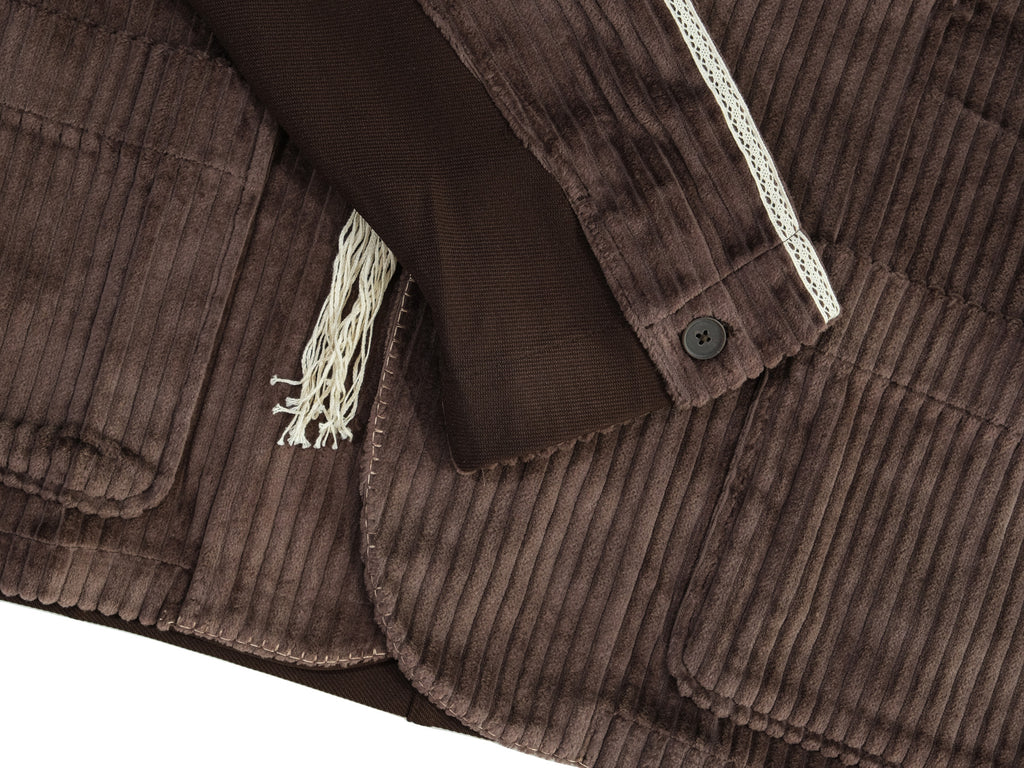 Adidas x CLOT Corduroy Sports Jacket 'Dark Brown' – Unheardof Brand