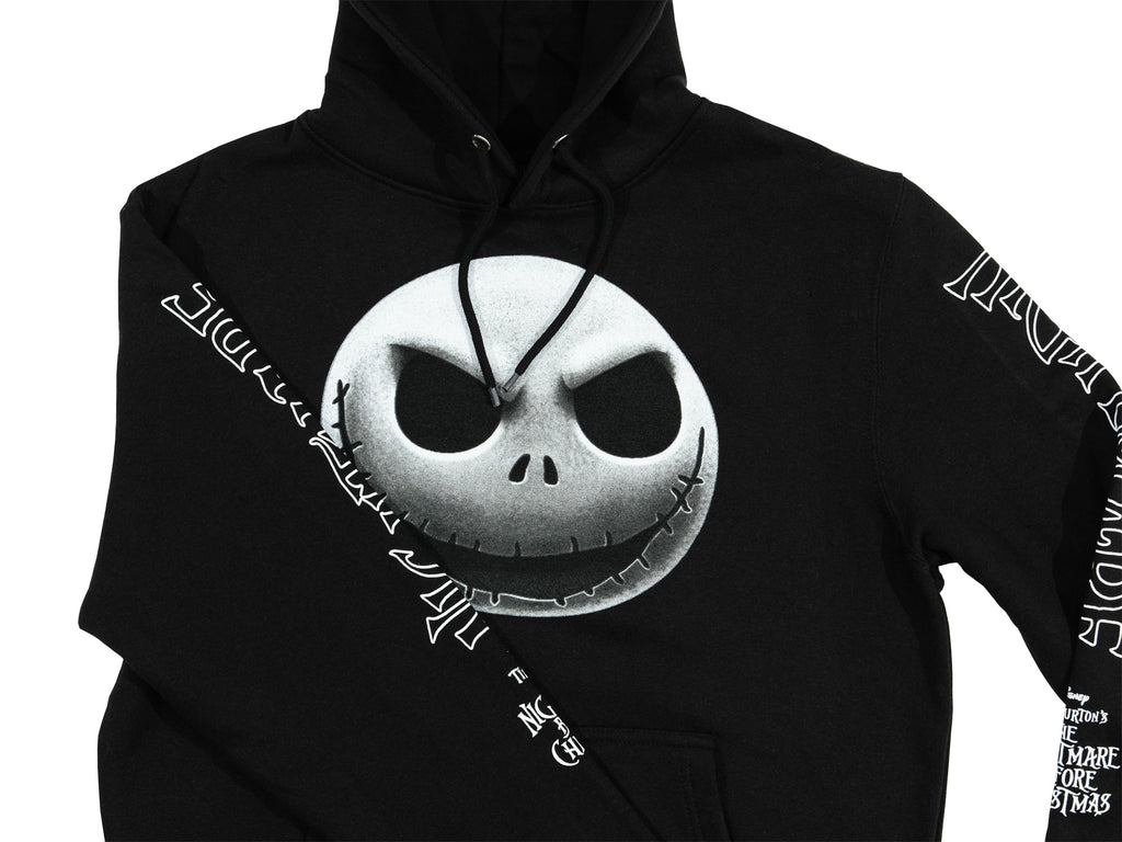HUF x Nightmare Before Christmas Jack Skellington Hoodie 'Black