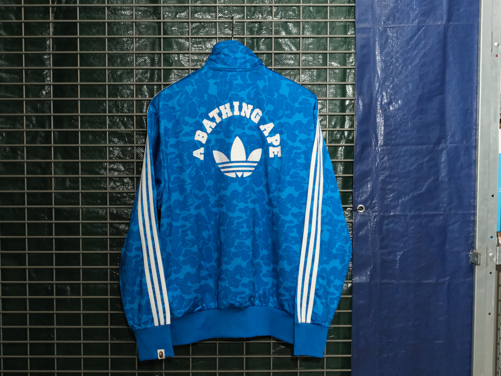 Adidas X Bape Firebird Track Top BLUE – Unheardof Brand