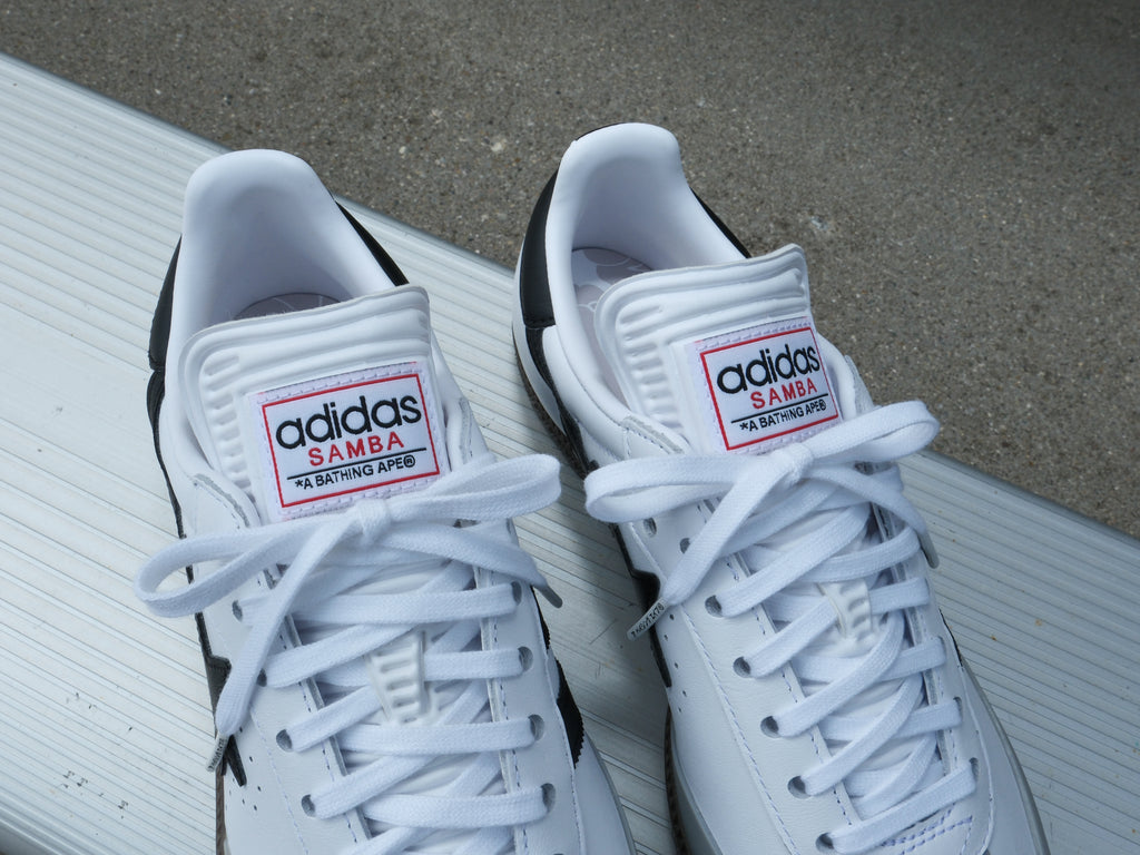 Adidas x BAPE Samba 'White/Black' – Unheardof Brand