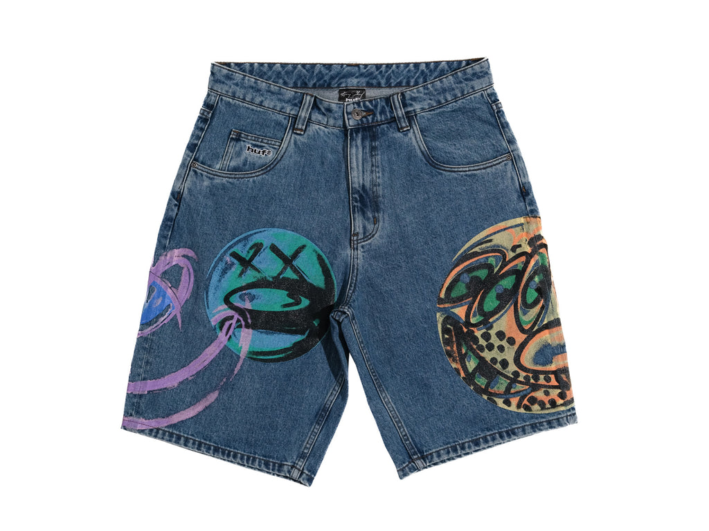 HUF x Kenny Scharf Spray Guys Denim Short 'Multi' – Unheardof Brand