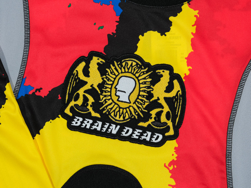 Adidas x Brain Dead Longsleeve Jersey 'Black/Yellow' -Originally