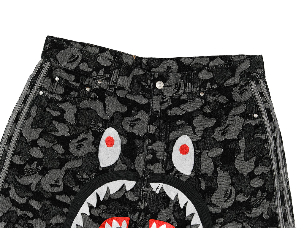 Adidas x BAPE Shark Denim Jorts 'Black' – Unheardof Brand