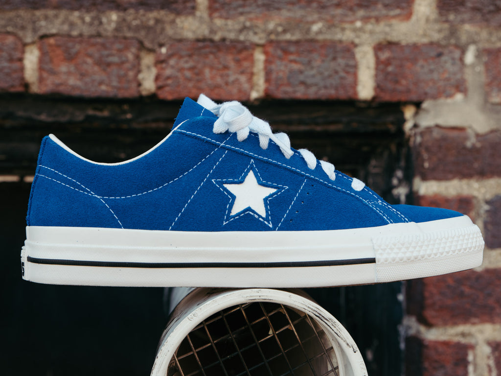 converse one star blue hero