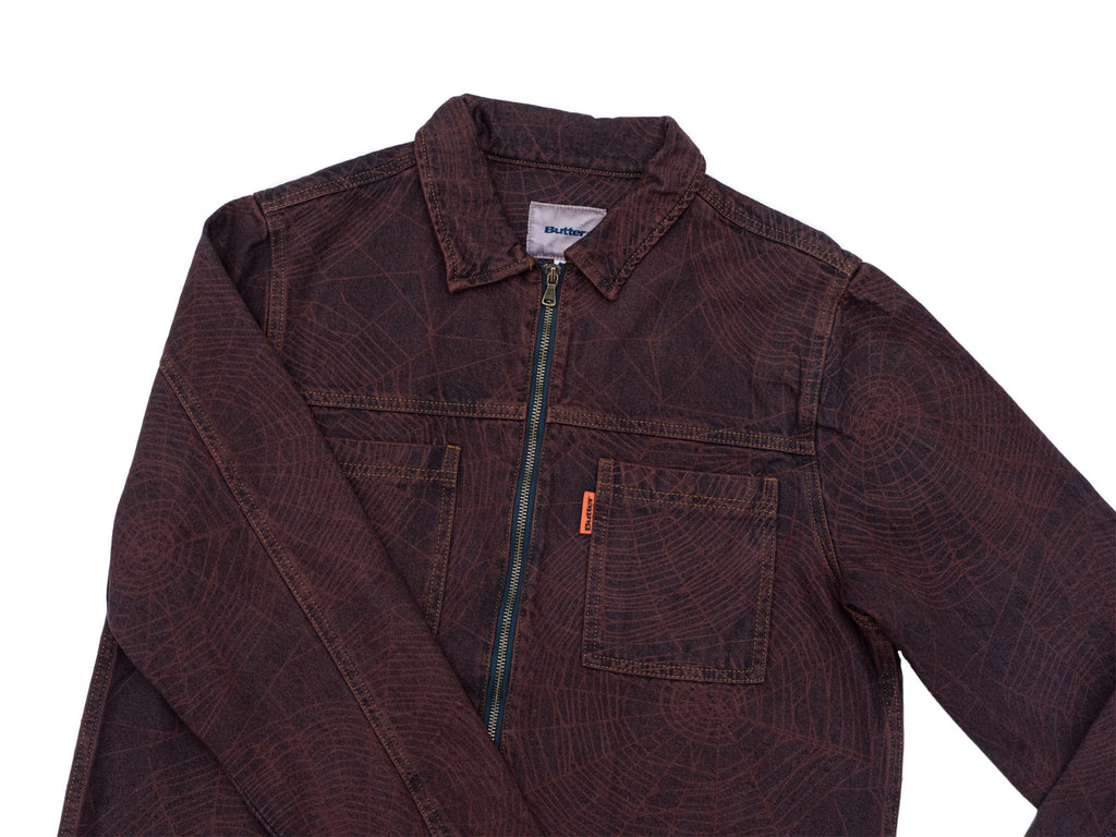Butter Goods Overdye Web Denim Jacket 'Brick' – Unheardof Brand