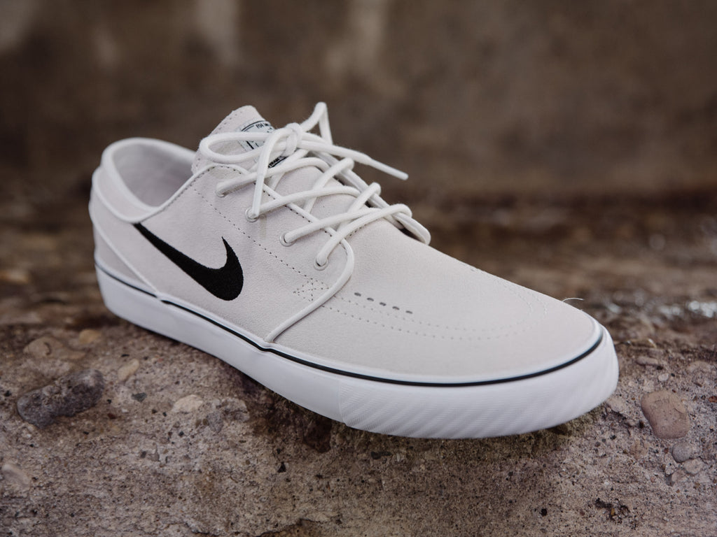 Nike sb zoom janoski summit white canvas shops skate shoes