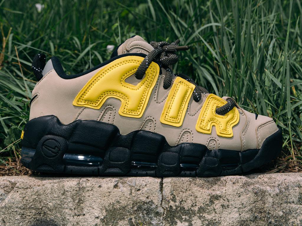 Nike x AMBUSH Air More Uptempo Low SP 'Limestone/Vivid Sulfur 