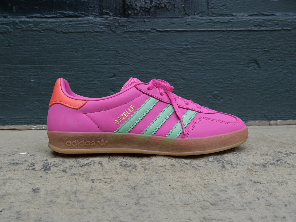 Adidas Women's Gazelle Indoor 'Semi Lucid Fuchsia/Semi Green Spark