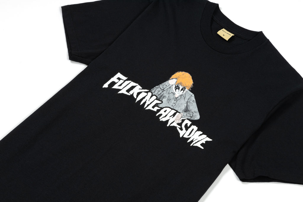 Fucking Awesome Aidan Painting Stamp Logo Tee 'Black