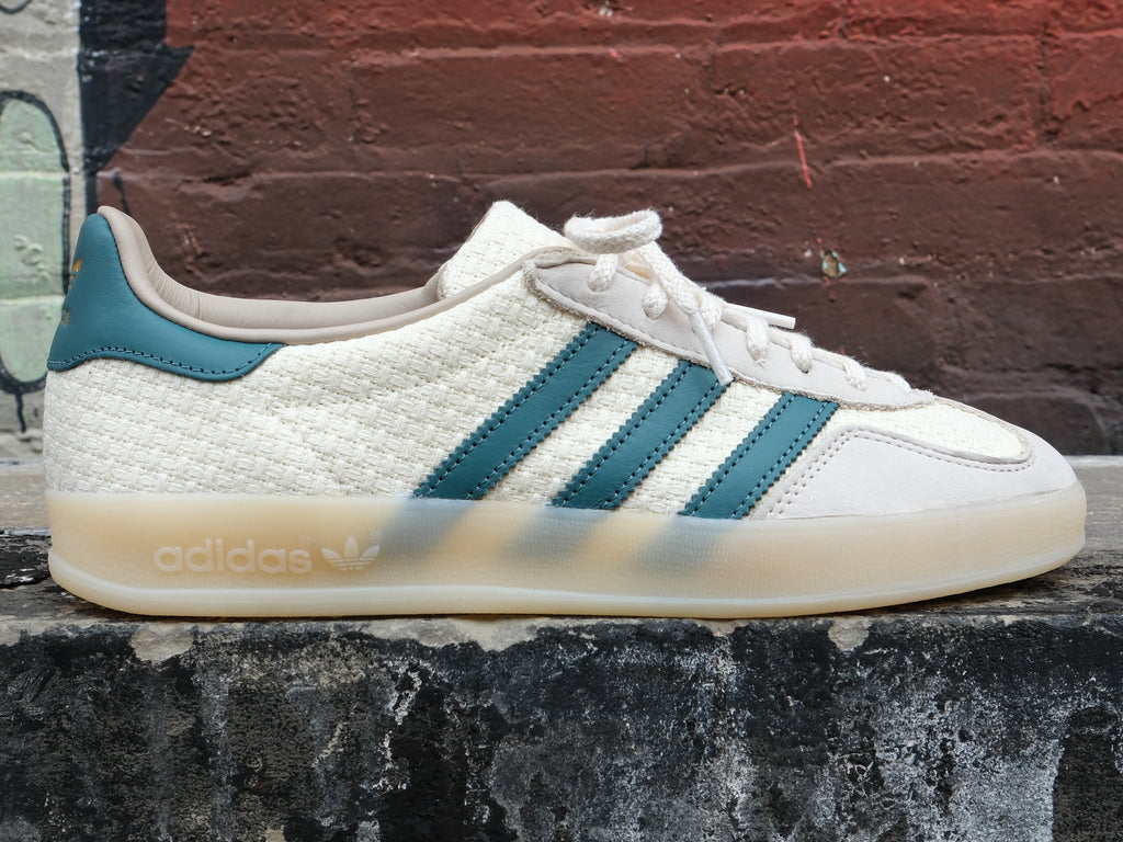 Adidas Gazelle Indoor 'Cream White/Preloved Teal' -Originally $130.00 Unheardof Brand Adidas Gazelle Indoor 'Cream White/Preloved Teal' -Originally $130.00 Unheardof Brand
