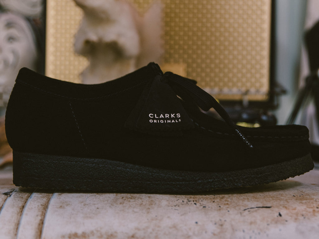 Clarks Wallabee Black Suede Originally 160.00