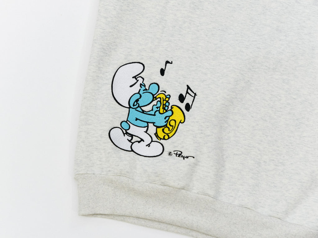 The Smurfs Embroidery Crew Neck Sweatshirt