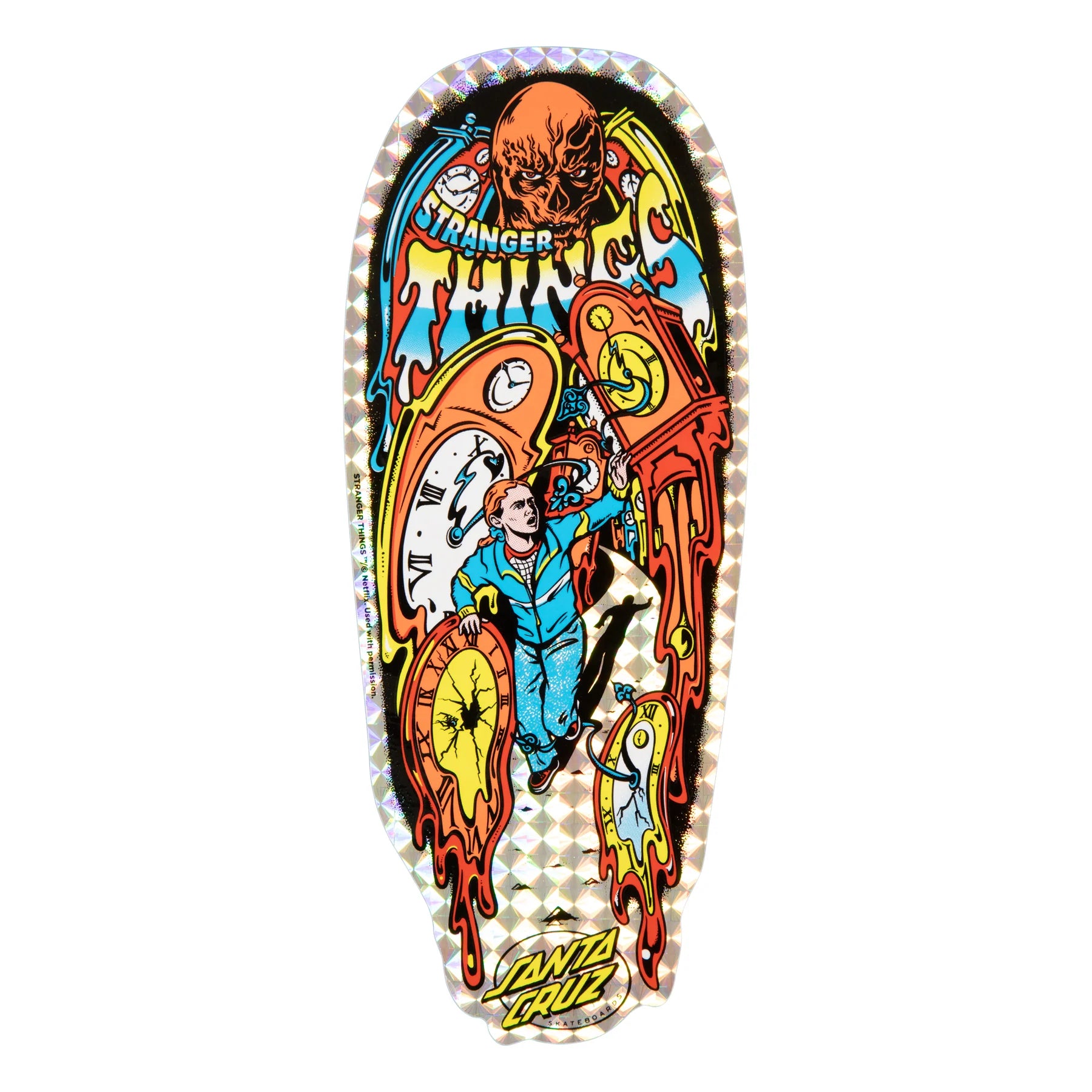 Santa Cruz x Stranger Things Grabke Max Melting Clock 9.7