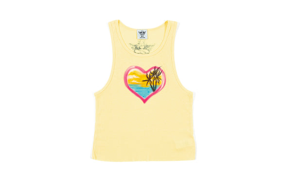 Boys Lie Boardwalk Beegee Tank 'Yellow'