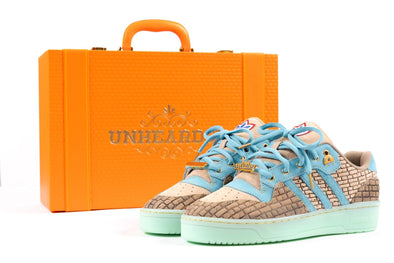 Adidas x Unheardof Rivalry Low 'Building Bridges' Orange Box