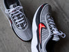 Nike Air Zoom Spiridon 'Metallic Silver/ Sport Red'