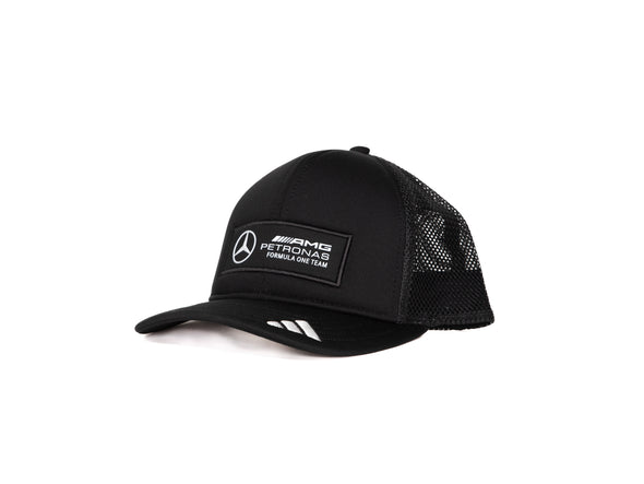 Adidas x Merceds AMG Petronas F1 Team Logo Snapback Hat 'Black/White'