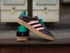 Adidas Women's Gazelle Indoor 'Dark Brown/Glow Pink'