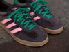 Adidas Women's Gazelle Indoor 'Dark Brown/Glow Pink'