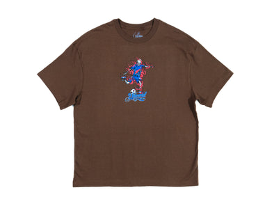UNHEARDOF Bone Man Heavyweight T-Shirt 'Brown'