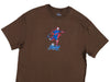 UNHEARDOF Bone Man Heavyweight T-Shirt 'Brown'