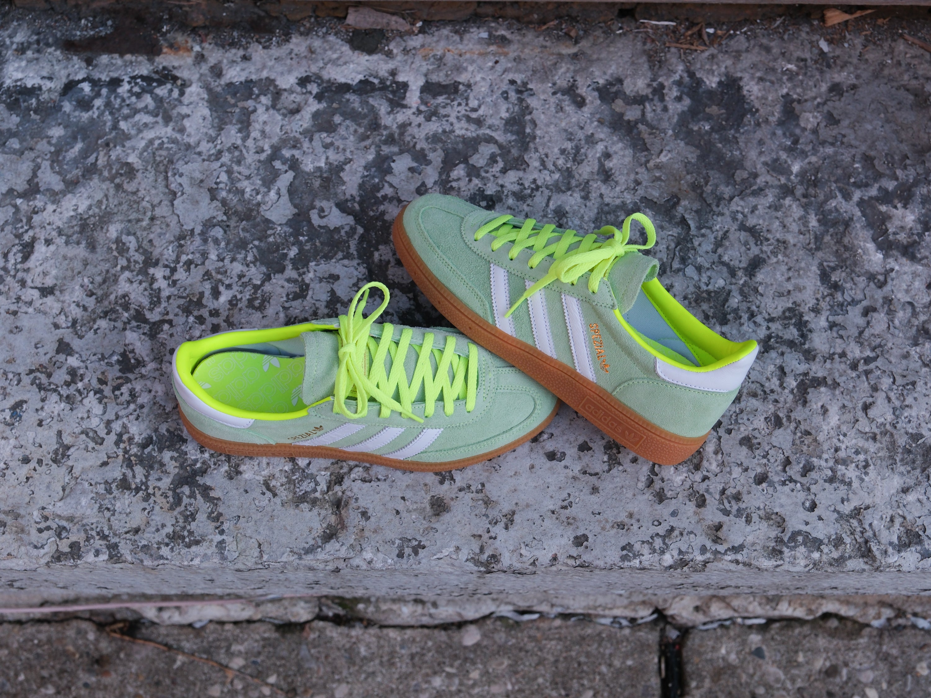 Adidas Women's Handball Spezial 'Solar Yellow/Cloud White' -Originally $110.00 - Adidas Women's Handball Spezial 'Solar Yellow/Cloud White' -Originally $110.00 -