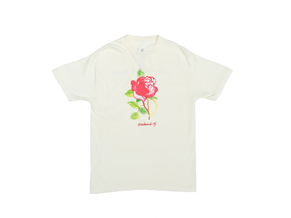 UNHEARDOF Red Rose T-Shirt 'Ivory/Red'