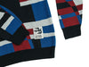 Parra Vertical Forest Knitted Polo 'Blue'