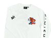 Parra Not Finished Long Sleeve T-Shirt 'White'