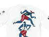 Parra Not Finished Long Sleeve T-Shirt 'White'