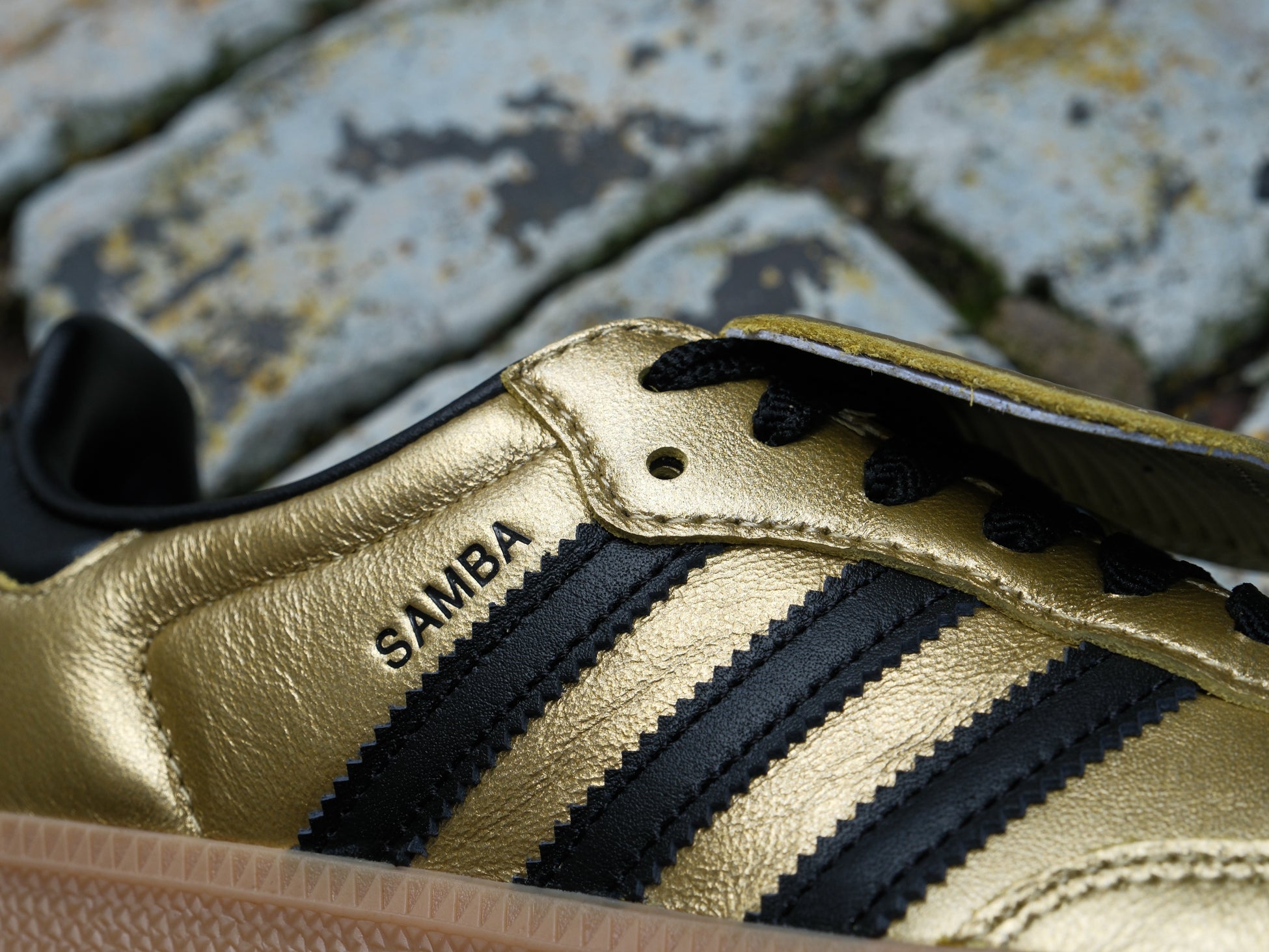 Adidas Women's Samba LT 'Gold Metallic/Core Black' -Originally $120.00 Unheardof Brand Adidas Women's Samba LT 'Gold Metallic/Core Black' -Originally $120.00 Unheardof Brand