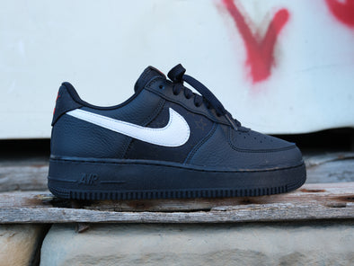 Size 9.5- Nike Air Force 1 \'07 QS Low All Over Logo Black Size 9.5- Nike Air Force 1 \ main image 4