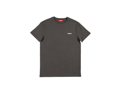 UNHEARDOF Core Bar Logo Embroidered Short Sleeve Shirt 'Granite Grey'