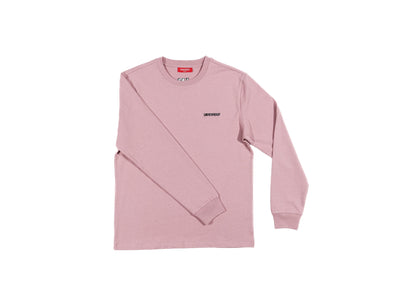 UNHEARDOF Core Bar Logo Embroidered Long Sleeve Shirt 'Orchid Haze'