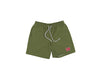 UNHEARDOF Core UN Outlined Logo Embroidered Nylon Shorts 'Smoke Green'