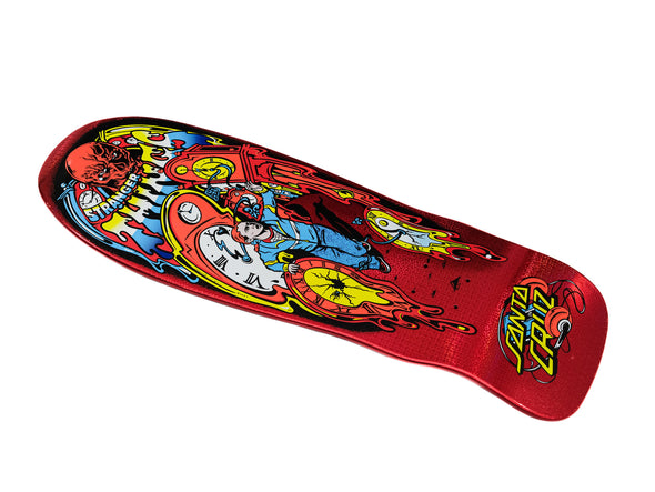 Santa Cruz x Stranger Things Grabke Max Melting Clock 9.7" Deck