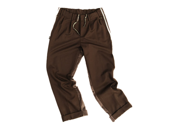 Adidas x CLOT Corduroy Sports Slacks 'Dark Brown'