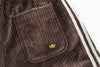 Adidas x CLOT Corduroy Sports Slacks 'Dark Brown'