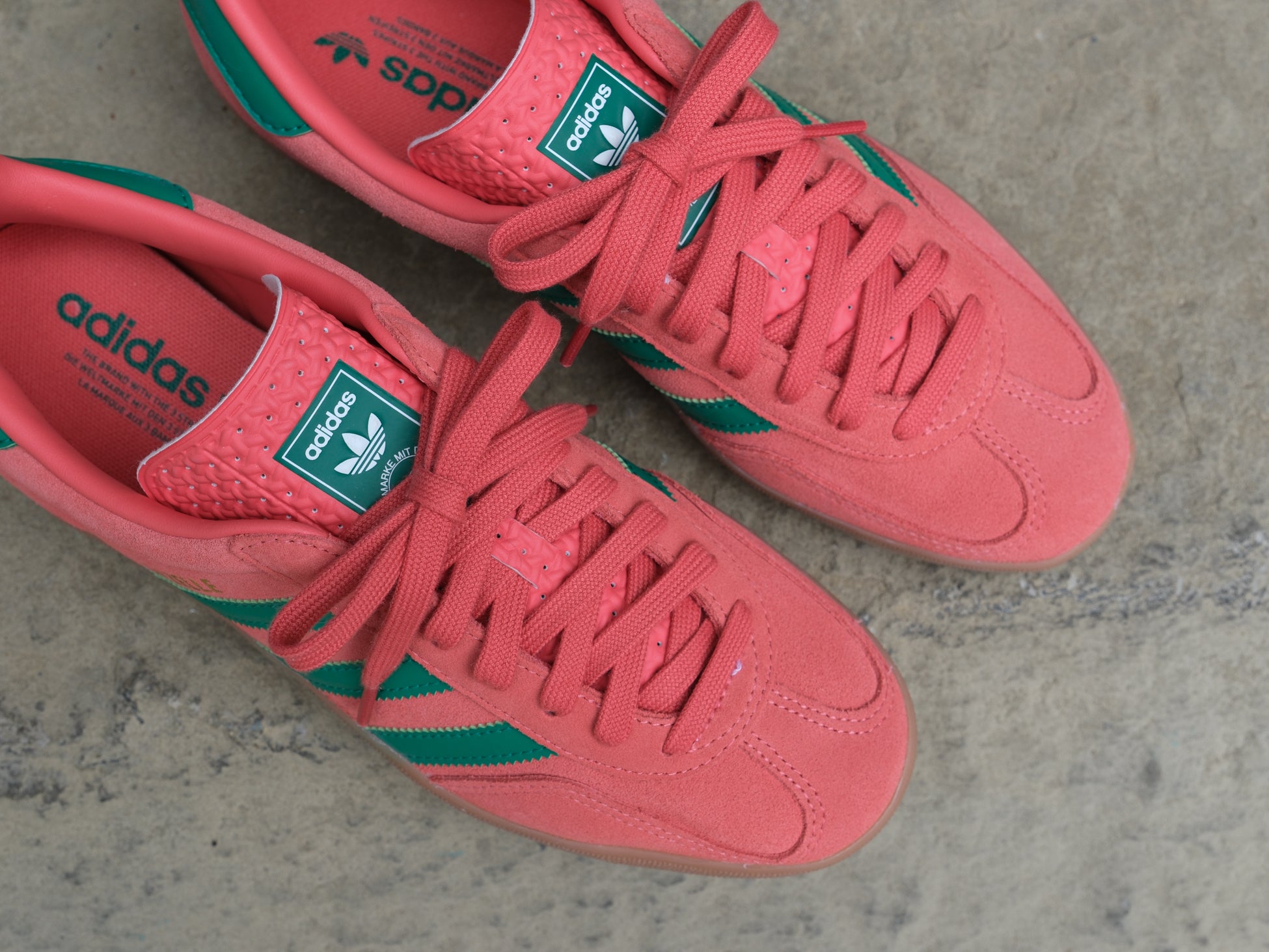 Adidas Gazelle Indoor 'Preloved Scarlet/Court Green' -Originally $120.00 - Adidas Gazelle Indoor 'Preloved Scarlet/Court Green' -Originally $120.00 -