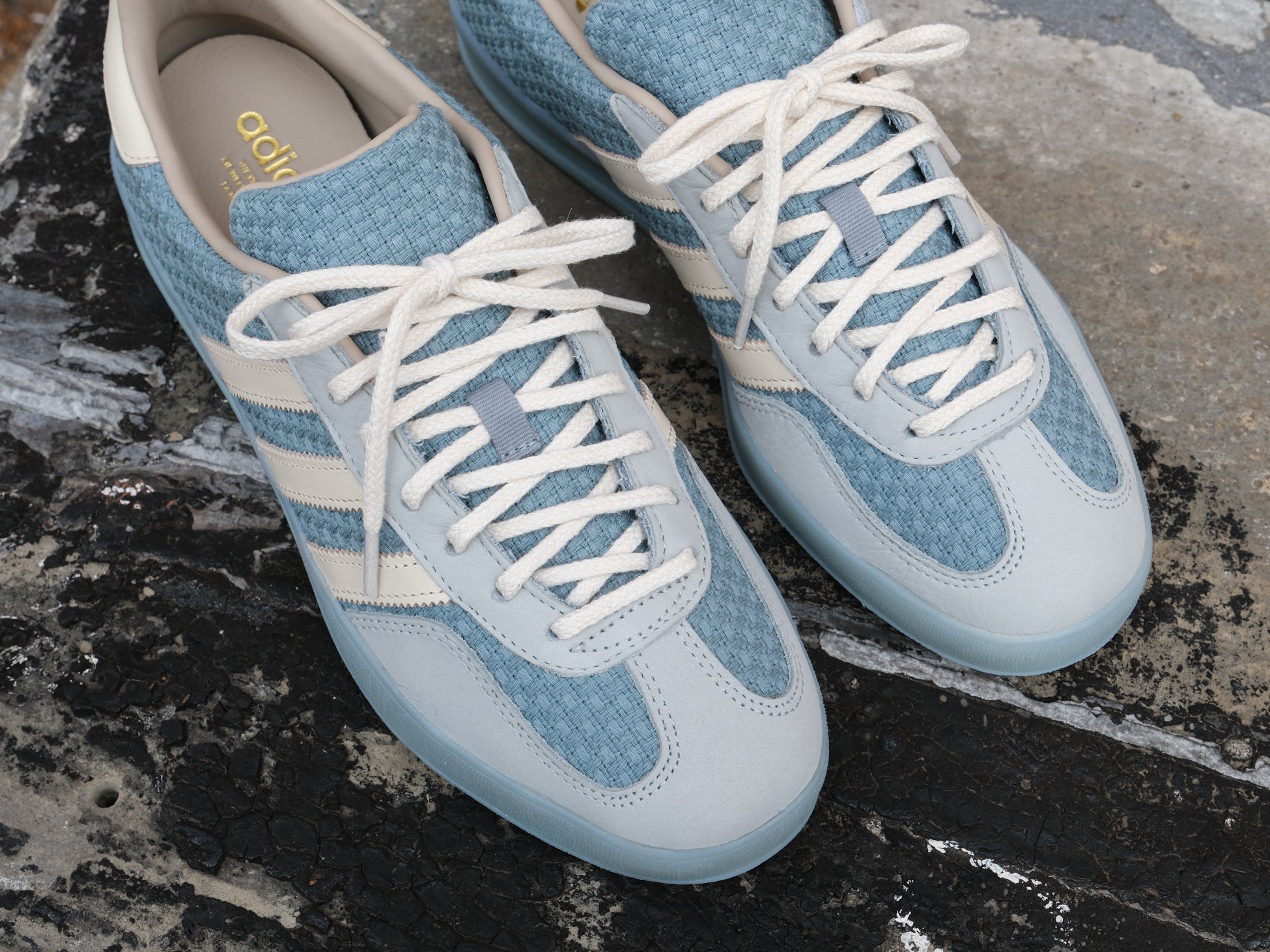 Adidas Gazelle Indoor 'Light Blue/Wonder White' -Originally $130.00 Unheardof Brand Adidas Gazelle Indoor 'Light Blue/Wonder White' -Originally $130.00 Unheardof Brand