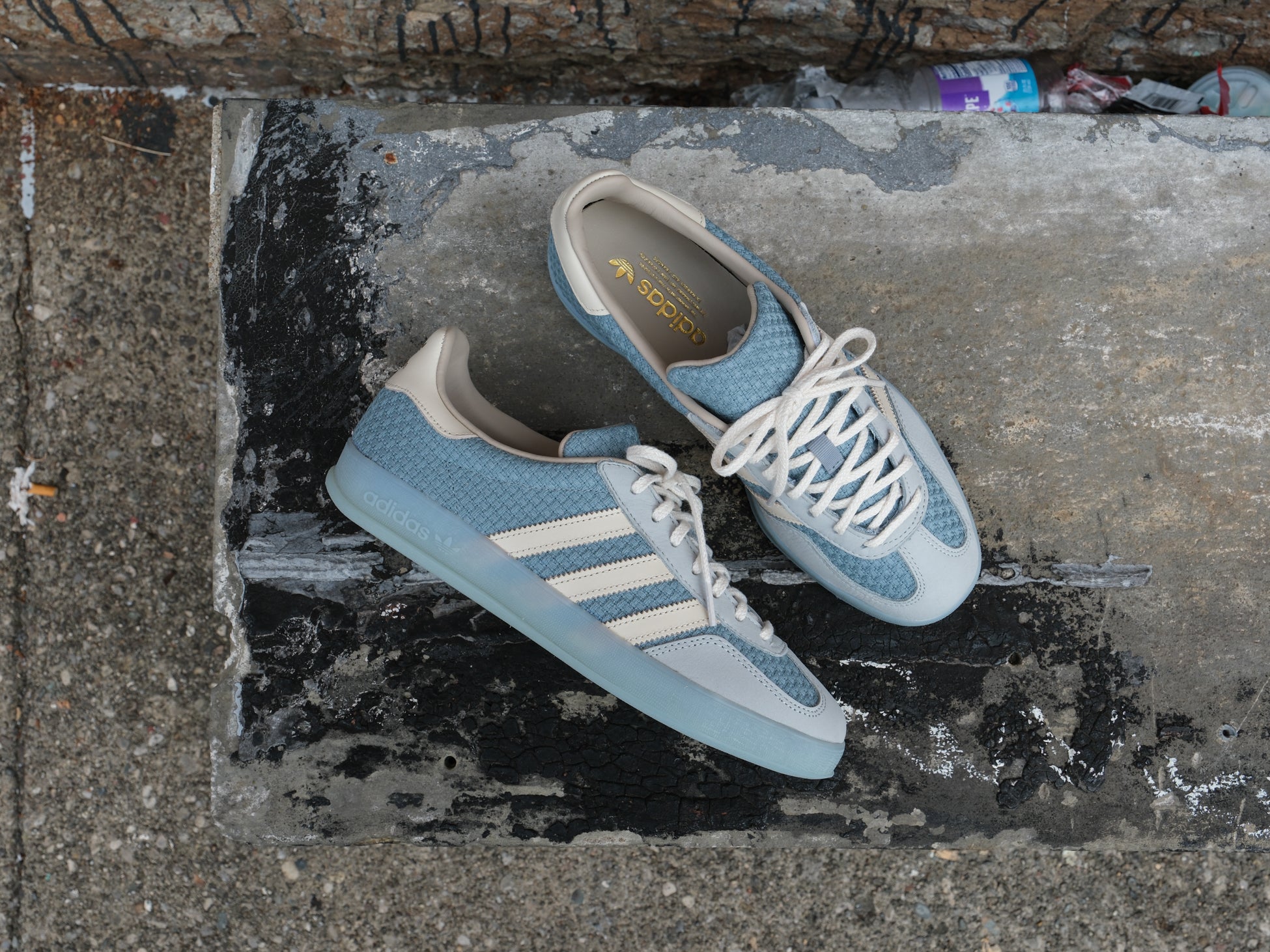 Adidas Gazelle Indoor 'Light Blue/Wonder White' -Originally $130.00 Unheardof Brand Adidas Gazelle Indoor 'Light Blue/Wonder White' -Originally $130.00 Unheardof Brand