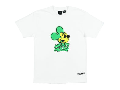 HUF x Disney Mickey Spray T-Shirt 'White'