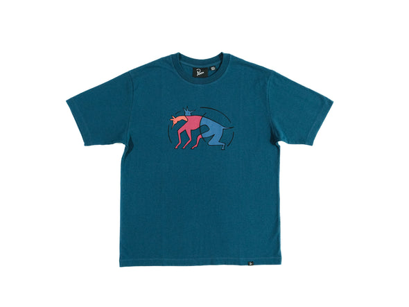 Parra The Zoomies T-Shirt 'Mallard Green'