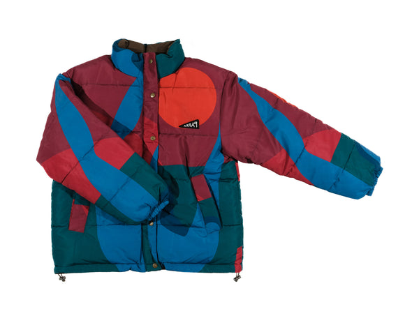 Parra Protect The Sun Reversible Puffer Jacket 'Brown'