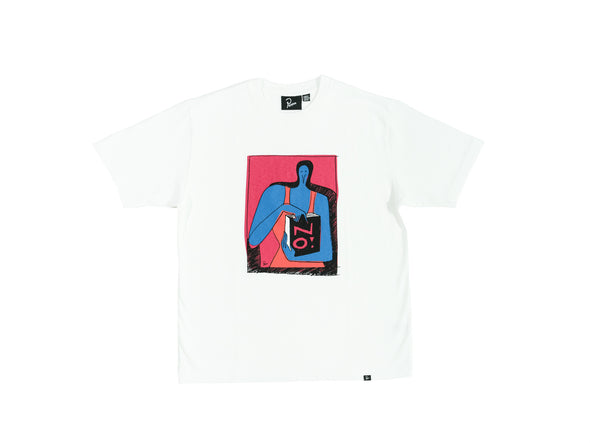 Parra No Books T-Shirt 'White'