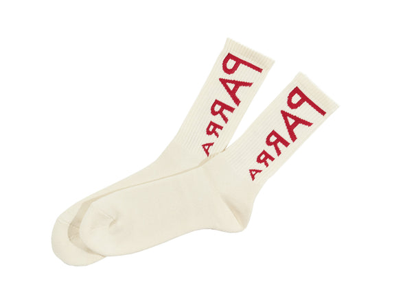 Parra Reversed Flag Logo Socks 'Off White'