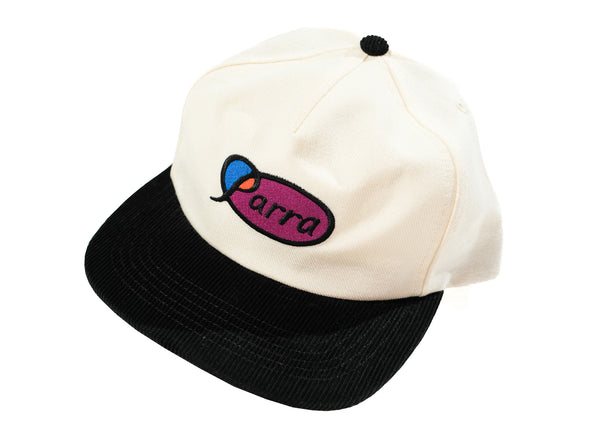 Parra Circled Script Logo 5 Panel Hat 'Off White'